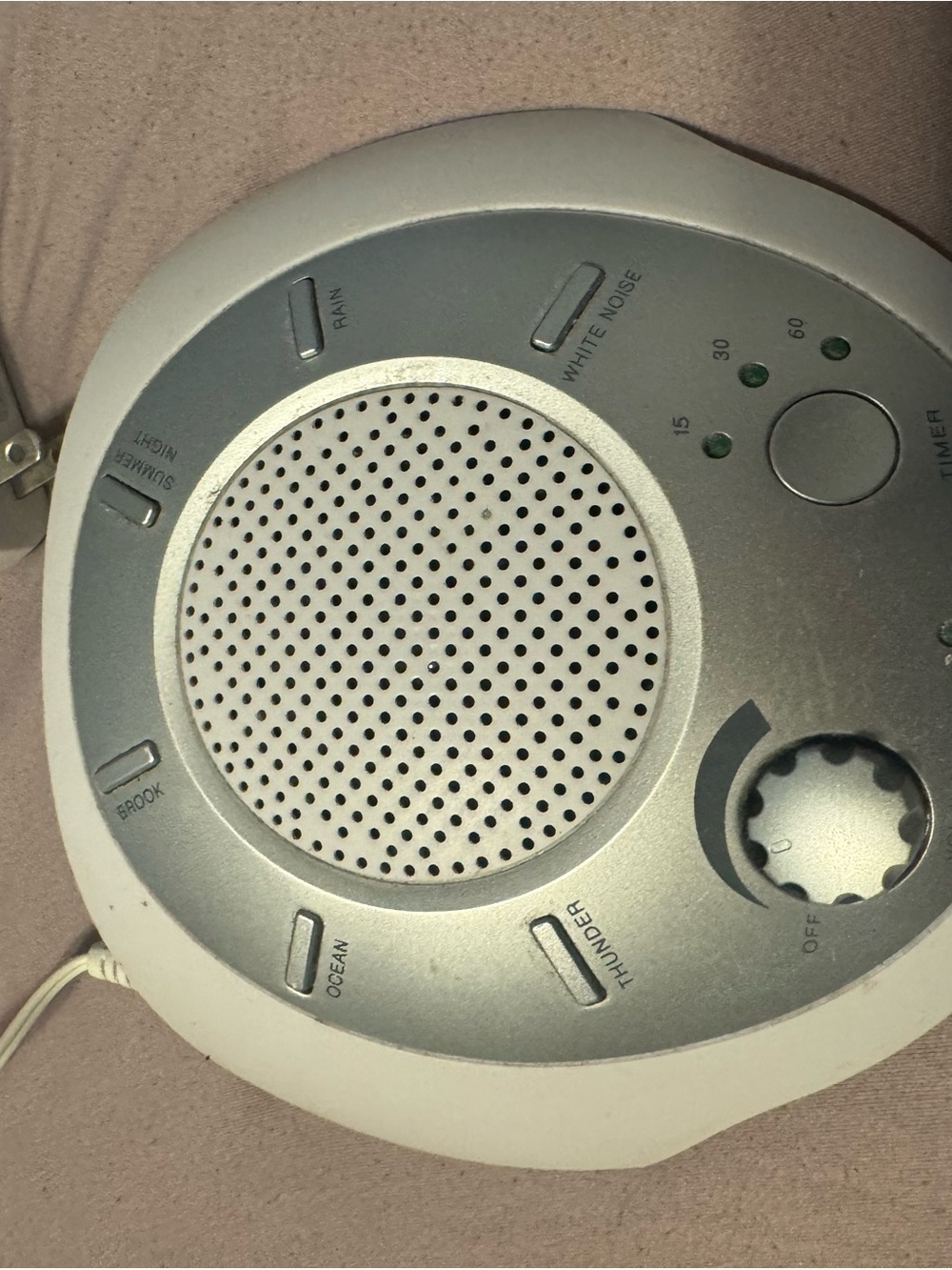 HoMedics SoundSpa Sound Machine - 6 Sounds,Timer, Ultimate Baby Saver!